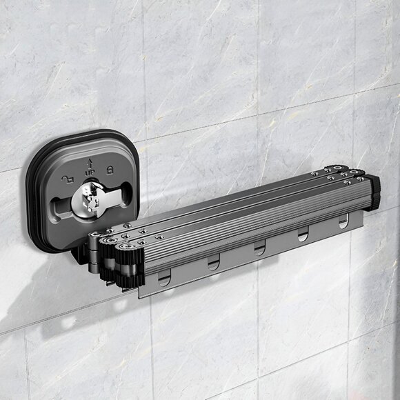 SOGA 93.2cm Wall-Mounted Clothing Dry Rack - Picture 7 of 10